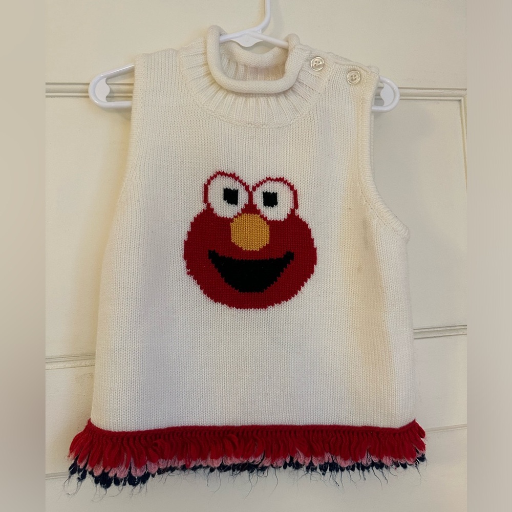 Vintage Nicole Miller Elmo Sweater Vest